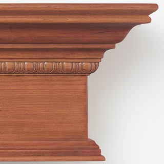 Wood Cornices - Wood cornices are the perfect topper over any window fashion or a great accent over draperies. Each cornice is made of 100% domestic wood, and is hand-finished and hand-assembled by genuine craftsmen. Available unfinished or in any one of our 48 different wood colors.