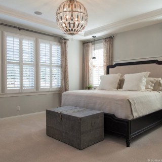 Plantation Shutters in the bedroom